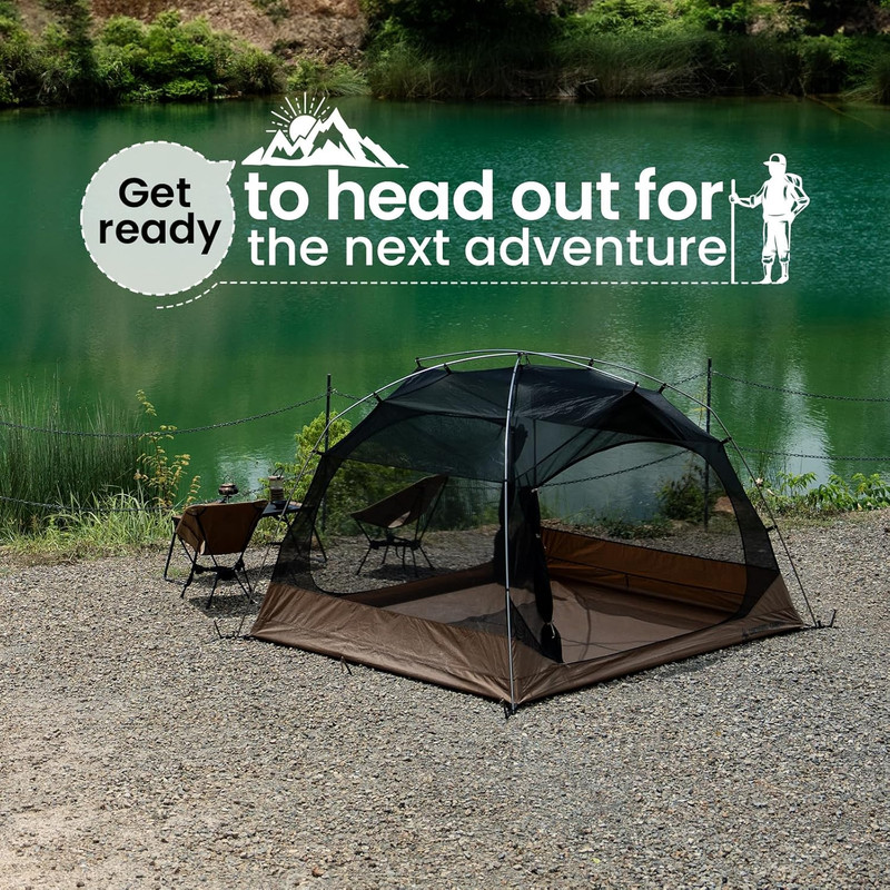 Onetigris JOVIAN 4 Person Camping Tent 3 Season Family Shelter Easy Setup Outdoo gallery