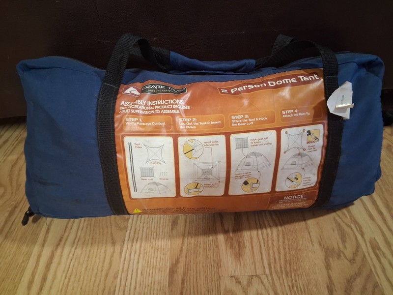 Ozark Trail Outdoor Hiking 2 Person Dome Backpacking Tent 7x7 gallery