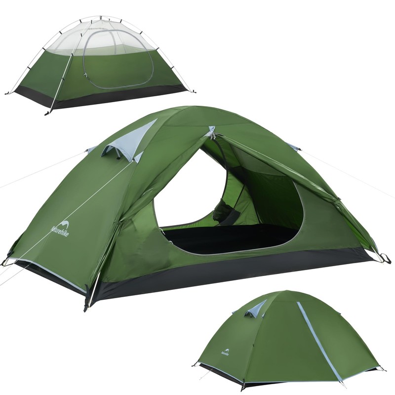Bleik-A 2-3 Person Camping Tent, Waterproof Double Layer Lightweight Backpack…