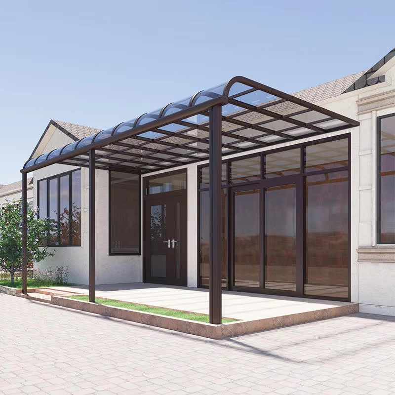 Luxury Outdoor Garden Aluminum Alloy Hardtop Sunshade Canopy Tent Rainproof Wate gallery