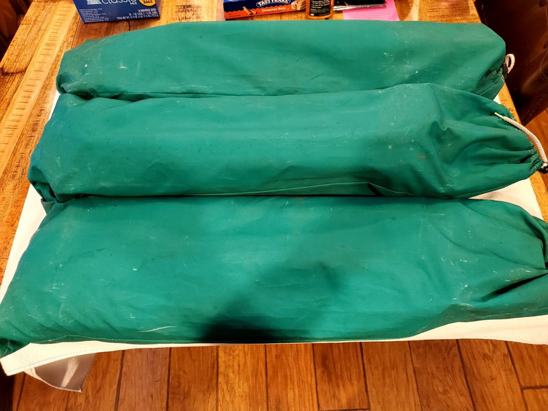 3 Metal Cots For Camping With 7 X 7 Tent