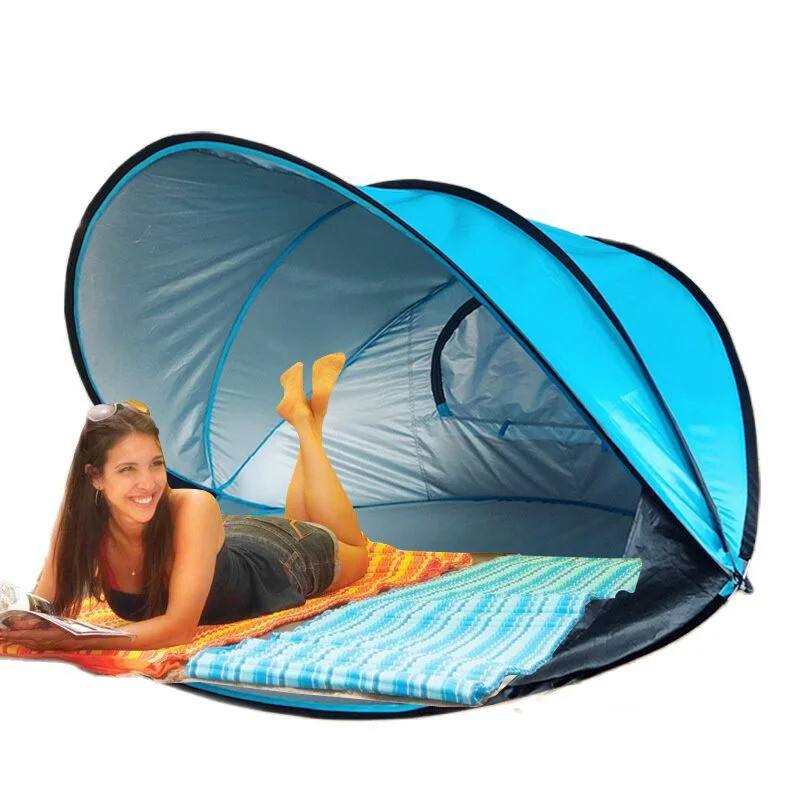 Pop Up Summer Automatic Beach Tent-Quick Portable Simple Shade tent