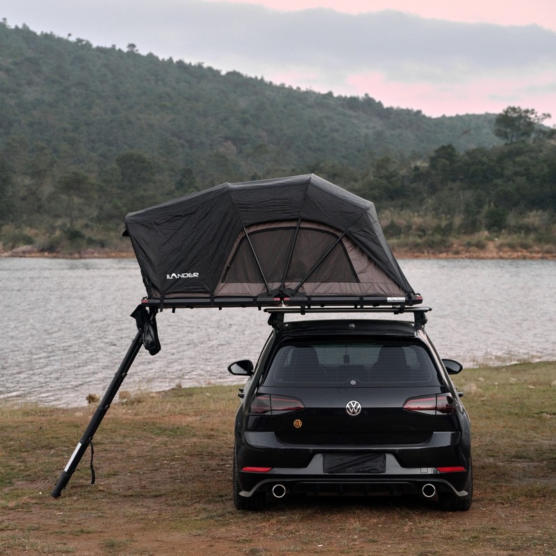 ILANDER Roof Top Tent Camping Tent RTT w/Ladder for SUV Jeep Waterproof & UV