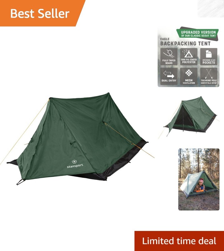 Eagle Green Lightweight Camping Tent for Couples – Easy Setup & Water Repellent