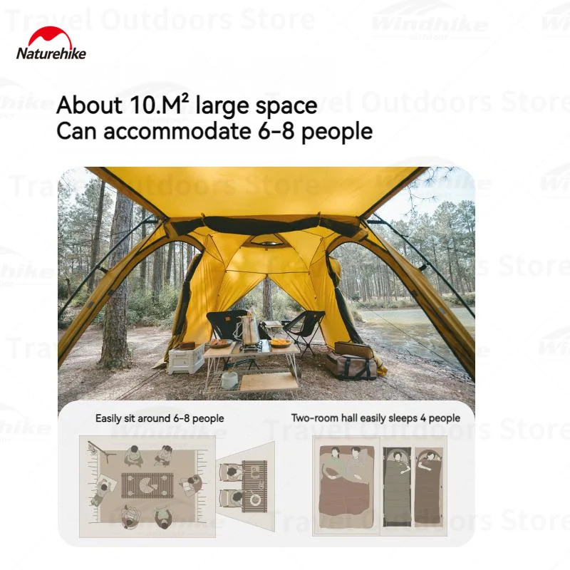 4 Season Camping Tent 2 Person Ultralight PU2000mm Outdoor Travel Hiking Tent gallery