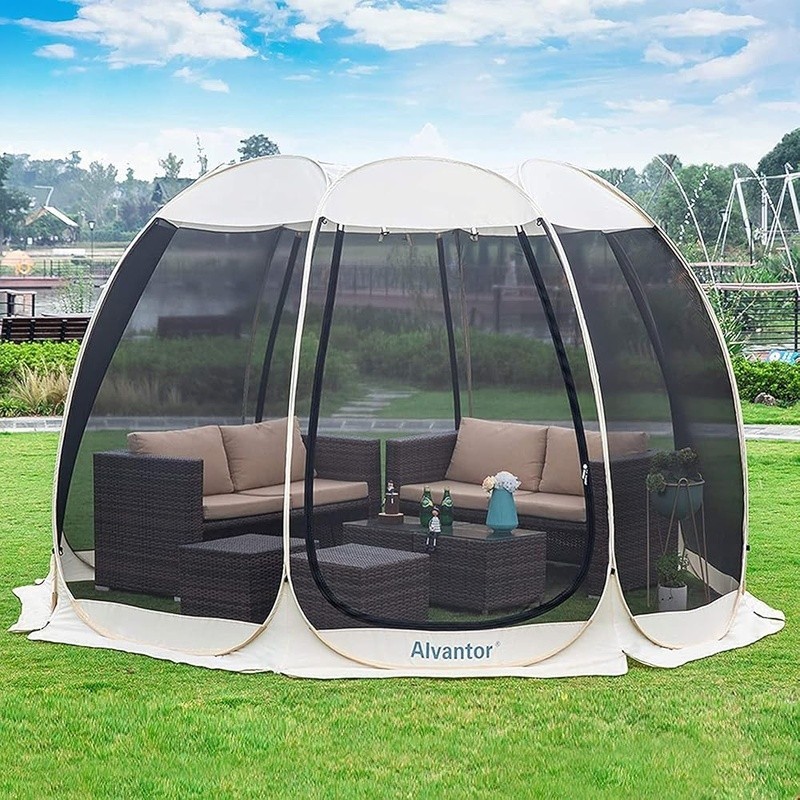 Lightweight Pop Up Screen Room 4-6 Adults Easy Setup UV Protection Tent New