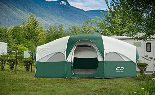 CAMPROS CP Tent 8 Person Camping Tents, Weather Resistant Family Tent,Dark Green gallery