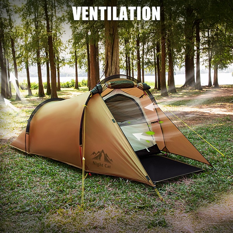 Lightweight Tent Tunnel Tent Trekking Camping Tent 1 / 2 person expedition Tent gallery