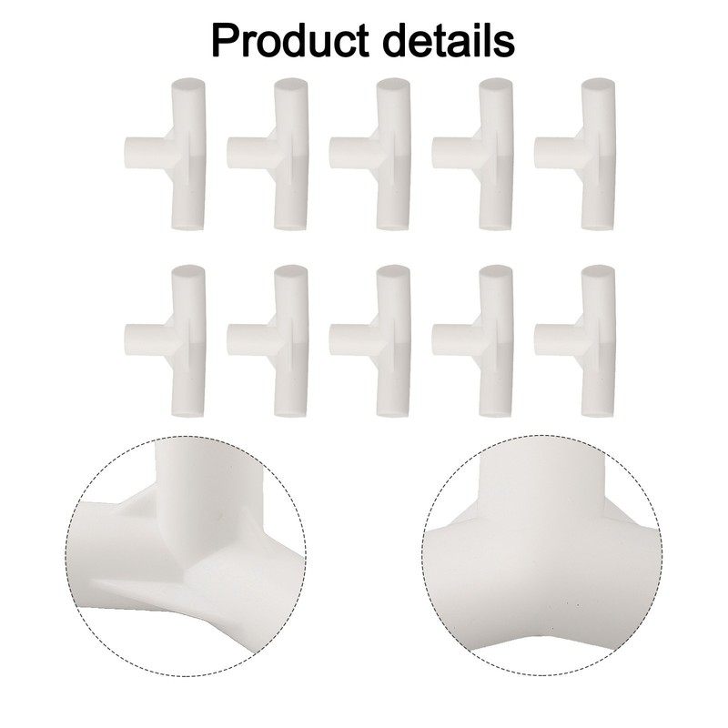 Canopy Pole Tee Connector Tent Pole Tee Garden Use Easy To Install Lightweight gallery
