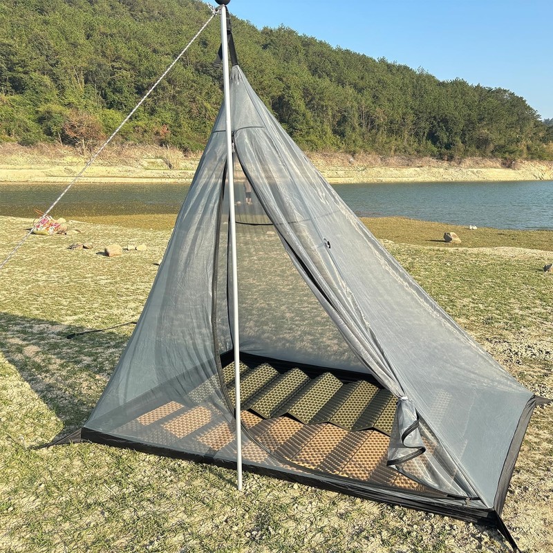 Camping Hot Tent with Wood Stove Jack Winter Teepee Tent 4 Season Backpacking Te gallery
