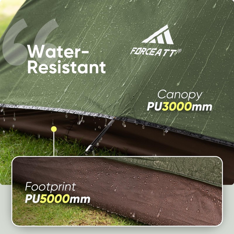 4 Person Camping Tent, Professional Waterproof & Windproof. Lightweight Backp... gallery