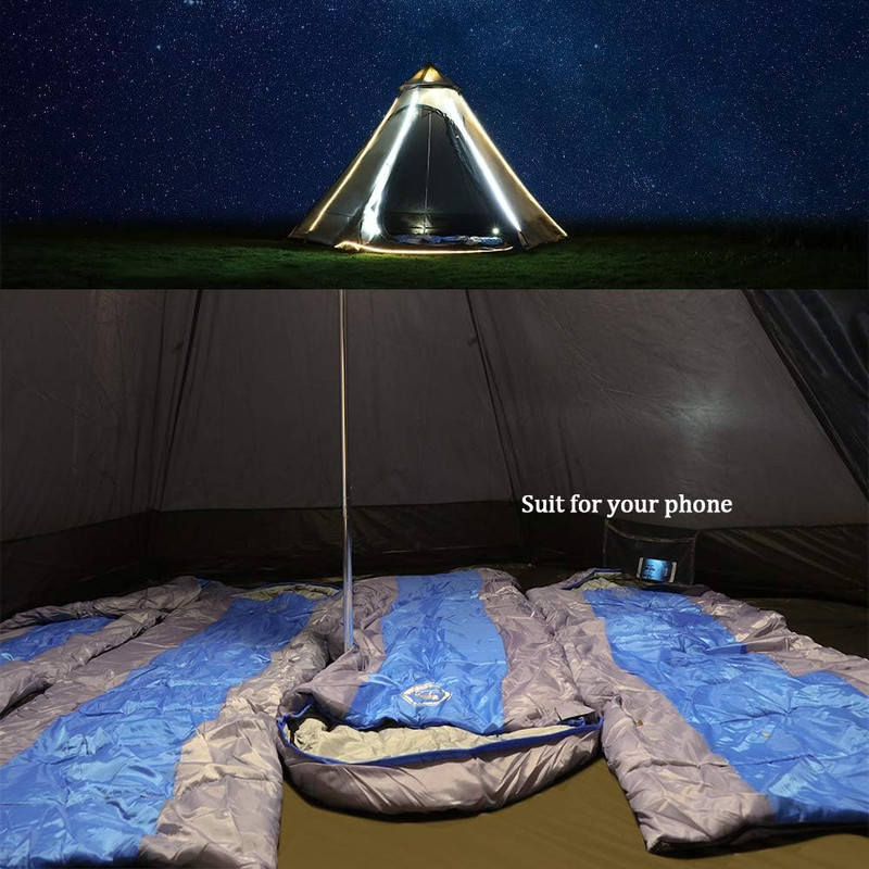 12'X10'X8'Dome Camping Tent 5-6 Person 4 Season Double Layers Waterproof Anti-Uv gallery