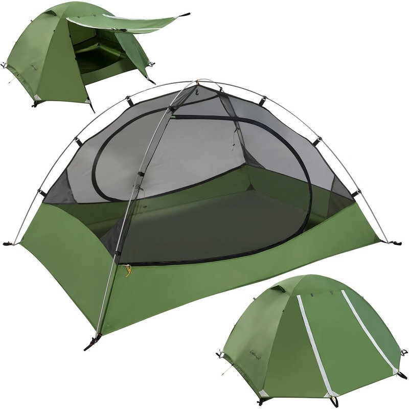 Clostnature Lightweight Backpacking Tent 2 Person Ultralight Waterproof Camp...