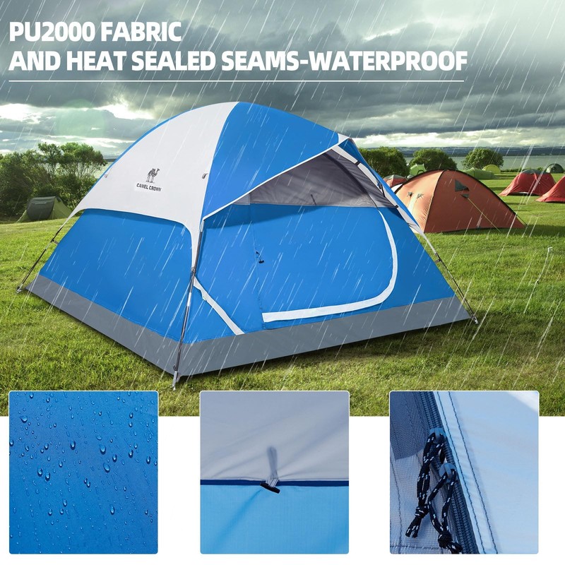 Tents for Camping 2/3/4/5 Person Camping Dome Tent, Waterproof,Spacious, Ligh... gallery