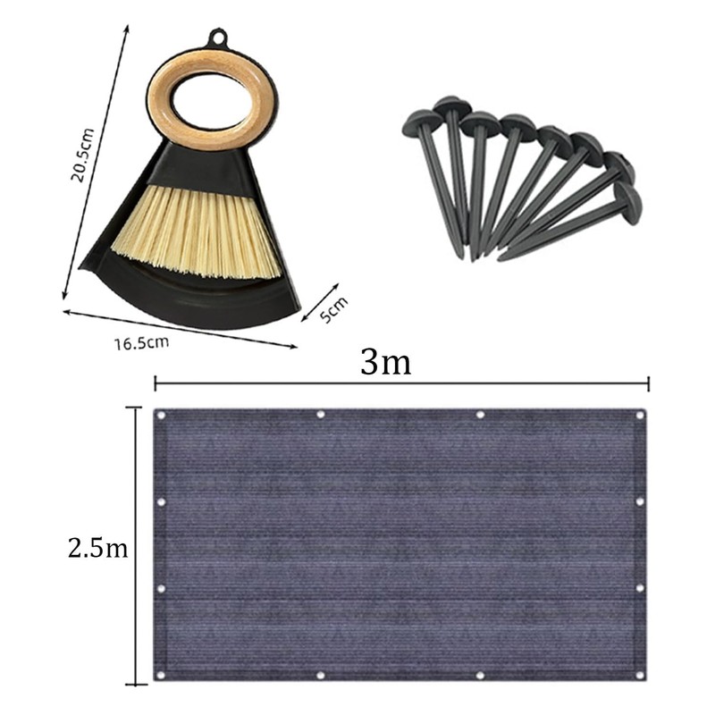 Awning Carpet High Quality, 250 x 300 mm Awning Carpet with Eyelets, Tent Carpet, Cam... gallery