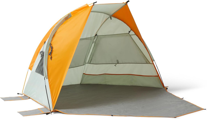 Camping Sun Shelters, Gray and Orange, 7 X 4 X 4 Feet (Lxwxh) gallery