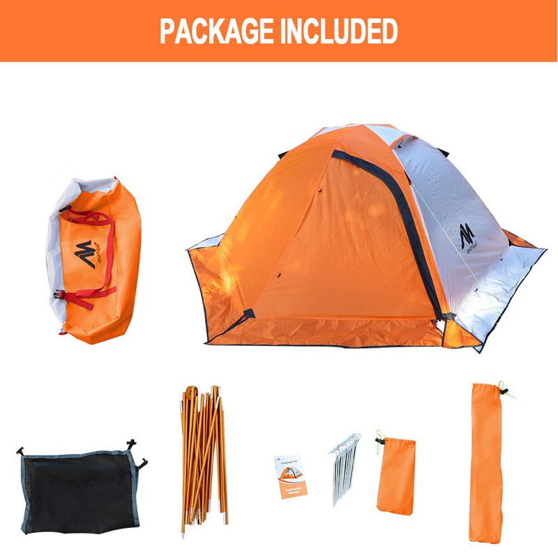 Ultralight 2 Person Hiking Camping Tent 4 Season Backpacking Winter Hunting Tent gallery