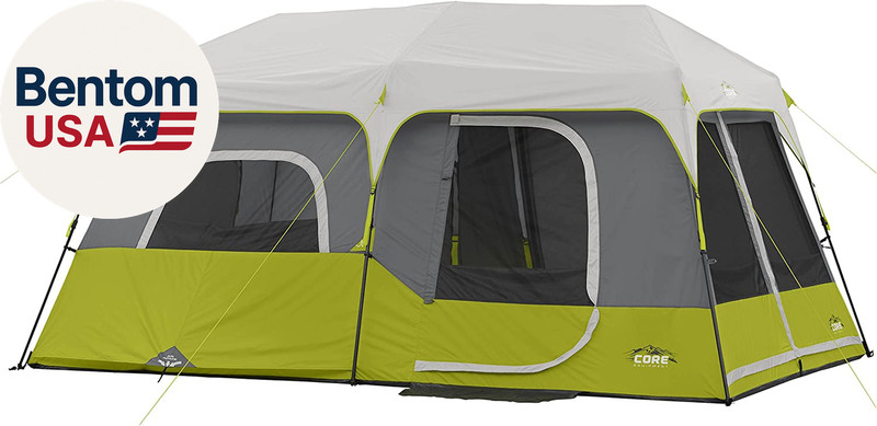 Core 9 Person Instant Cabin Tent - 14' X 9', Green (40008) gallery