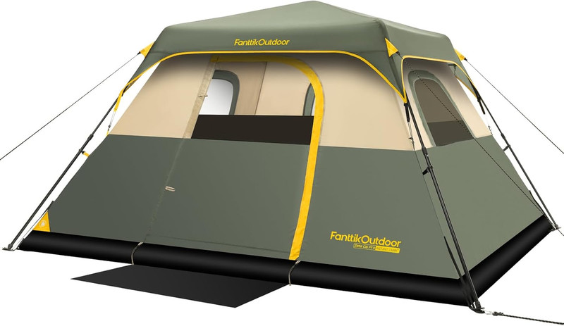 Camping Tent 4/6/8/10 Person Instant Cabin Tent Setup in 60 Seconds with Rainfly gallery