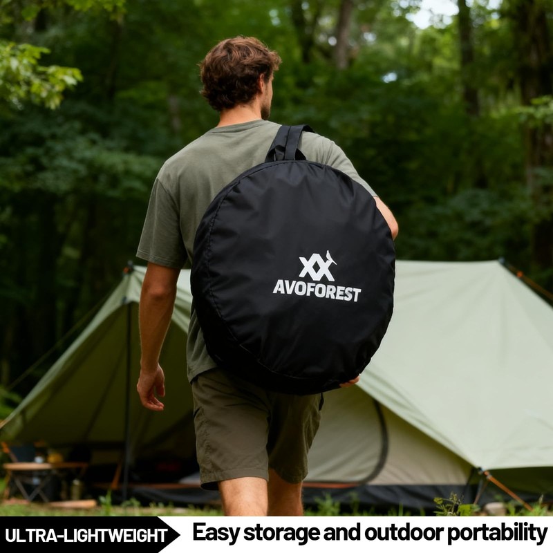 Pop Up Privacy Tent - Instant Shower Changing Room for Camping, Beach, Hiking gallery