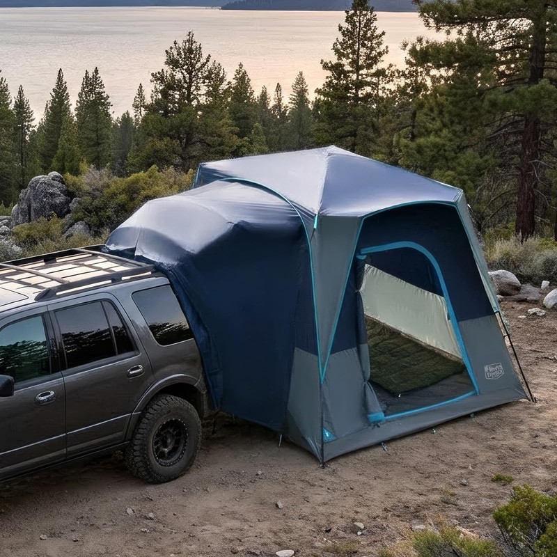 5 Person Truck-Bed-Tents SUV Camping Tent with Rainfly & Storage Bag 10′ W X …