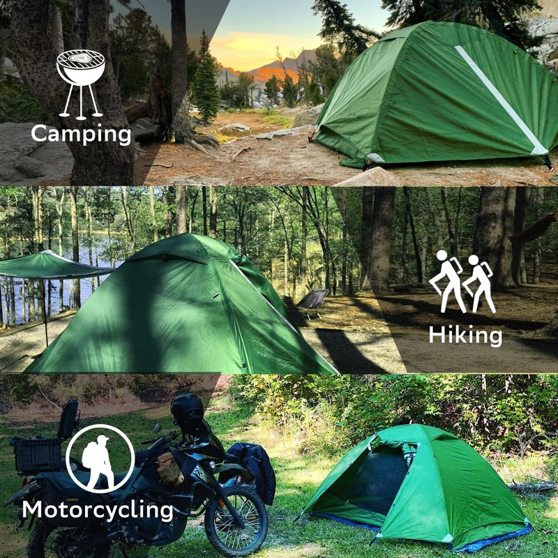 Lightweight Backpacking Tent - 3 Person Ultralight Waterproof Camping Tent, 3... gallery