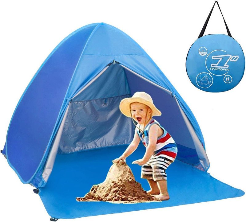 Pop up Beach Tent Shade Sun Shelter UPF 50+ Canopy Cabana 2-3 Person for Adults