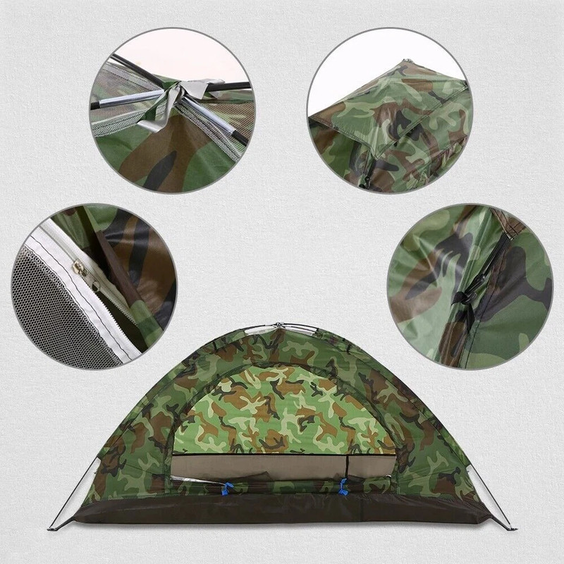 2-3 Person Camping Tent Hiking Ultralight Tent for Waterproof Outdoor 6.5'x4.92' gallery