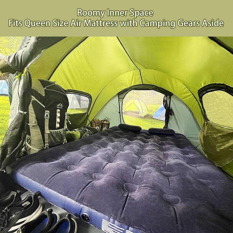 Instant 2-Person Pop-Up Tent with 4 Ventilated Mesh Windows and 2 Doors gallery