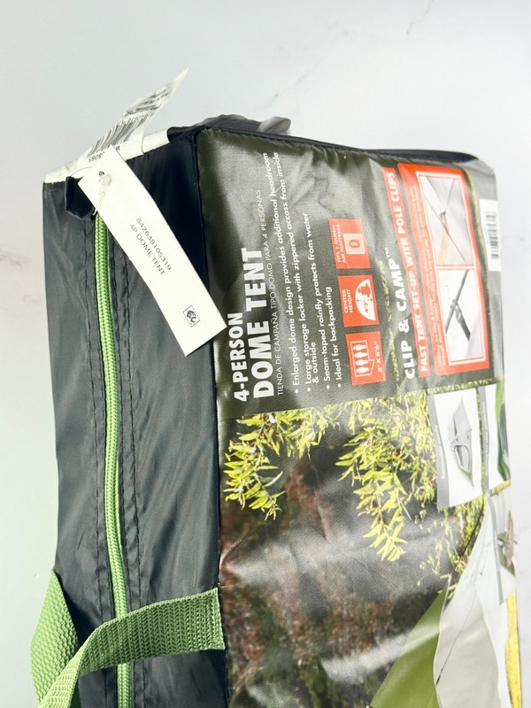 New/Sealed - Ozark 4-Person Clip & Clamp Domed Tent gallery