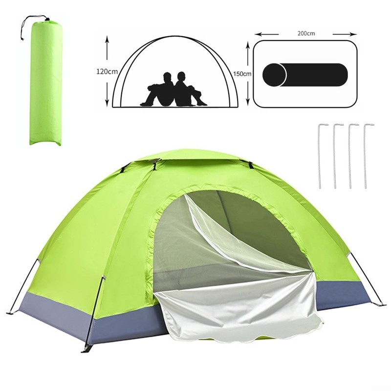 Tent, Camping Tent, Ultralight Dome Tent, Pop Up Tent, 1/2 Person Rucksa... gallery