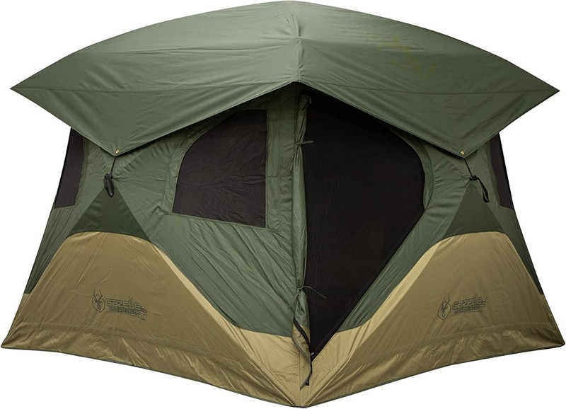New Gazelle T4 Overland GT401GR Pop-Up Portable Camping Hub Tent Alpine Green