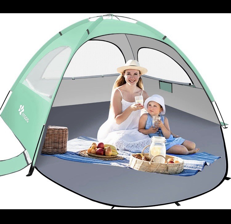Pop Up Beach Tent Sun Shade Shelter Anti-UV Outdoor Camping Portable Canopy Tent