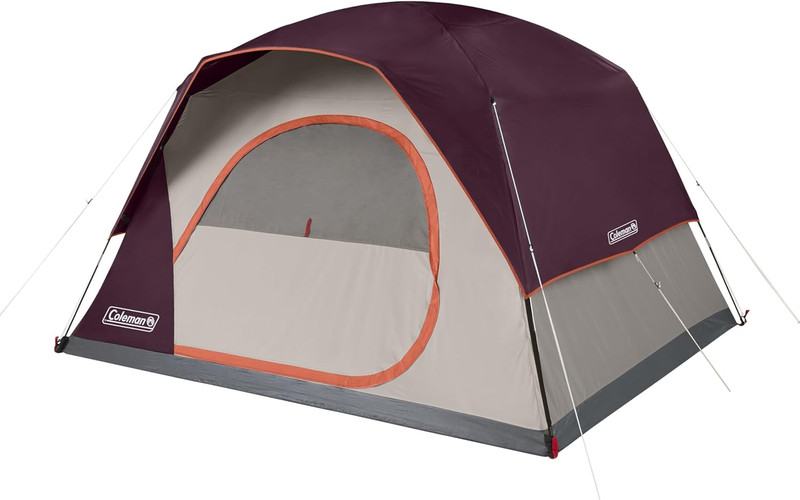 CAMPING TENTS 2-8 Person with Rainfly & Carry Bag, 20% More Headroom PFAS Free
