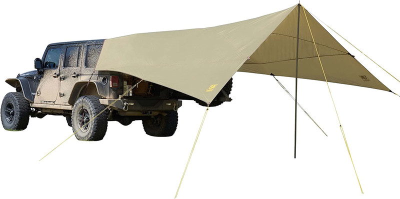 Roadhouse Tarp, Hunting Camping & Overland Shelter, Khaki