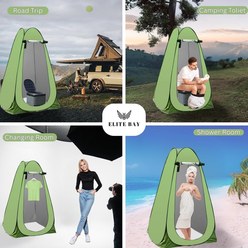 Waterproof Camping Tent with Two Windows – 170T Polyester Lightweight Shelter... gallery