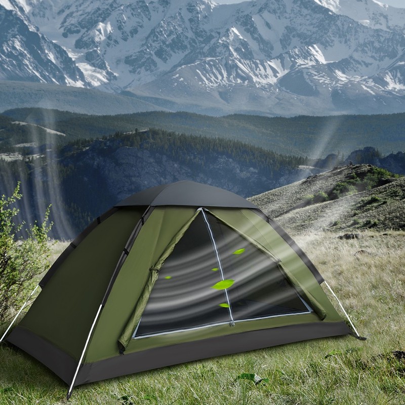 Camping Tent 1 Person Waterproof 4 Season Outdoor Hiking Family Dome Tents gallery