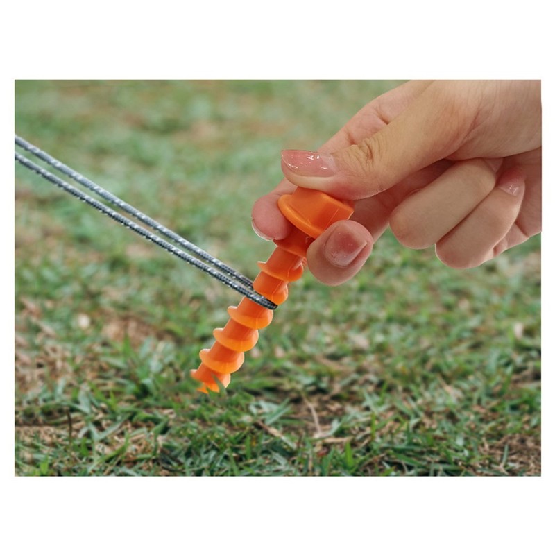 Ground Spikes Tent Pegs Floor Nails PP Plastic Pitch Plastic Practical 26.6 gallery