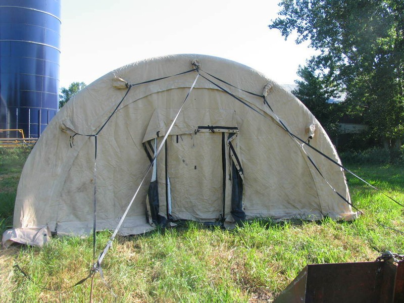 Vertigo U.S. Military Surplus AirBeam Shelter, 32′ x 20′ Event Tent Hunting