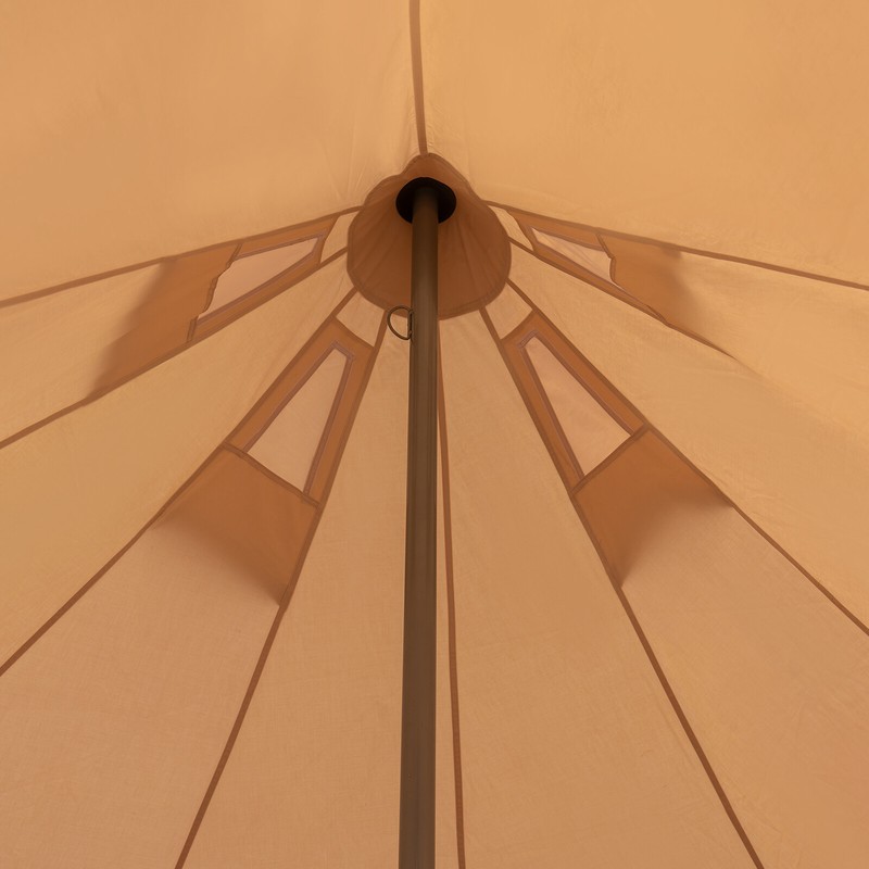 Glamping Tent Canvas Bell Tent Waterproof Camping & Glamping 4 Season Yurt 3M gallery