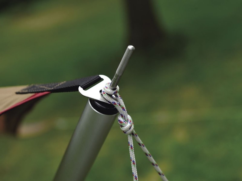 Snow Peak Tarp Wing Pole Red 280cm JP gallery