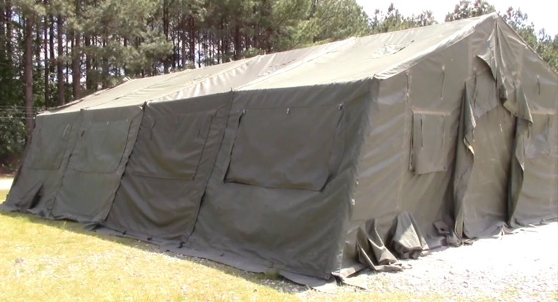 20 X 32 US Army TENT EXTENDABLE MODULAR PERSONNEL  (TEMPER)