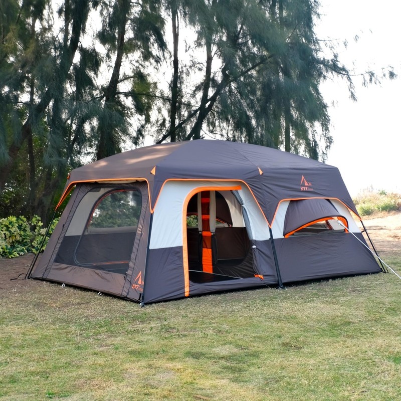 Extra Large Tent 12 Person,Family Cabin Tents,2 Bay-Windows,2 Rooms and 3 Doo... gallery