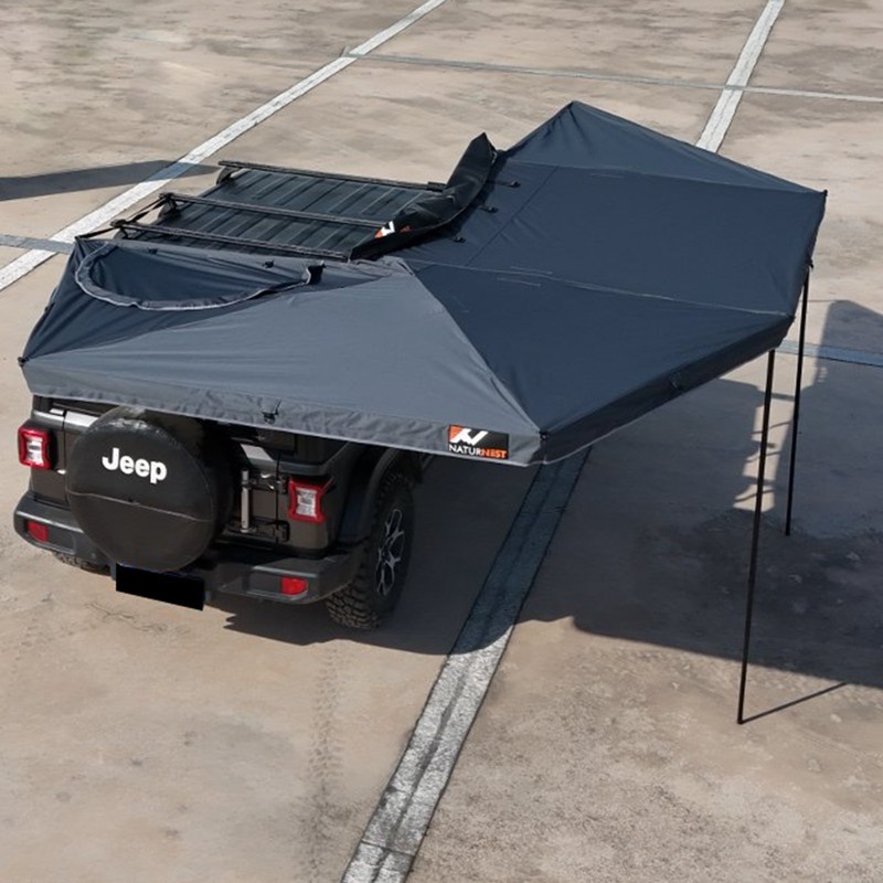 Naturnest 270 Plus Awning UV50+ Car Side Awnings w/Carry Bag Passenger Side