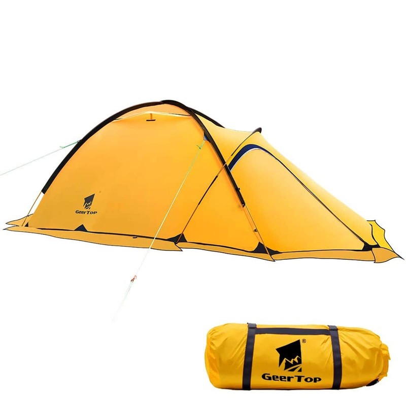 Portable 2 Person 4 Season Tent Waterproof Backpacking Tent Double Layer All …