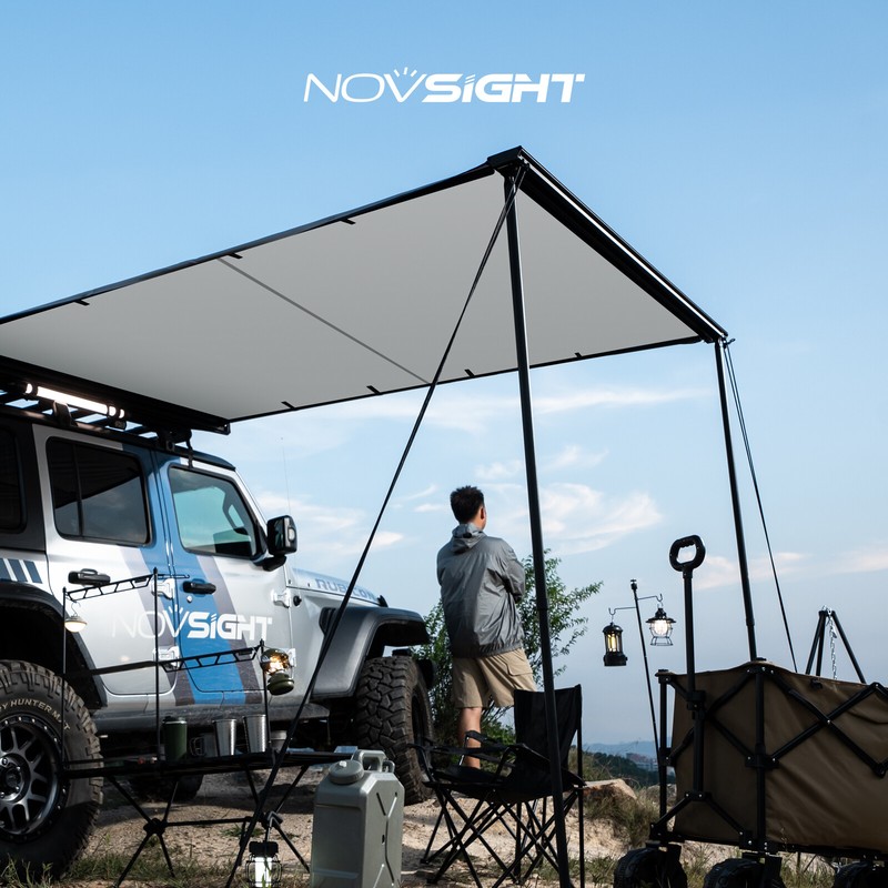 6.6x8.2" Car Side Awning Rooftop Tent Sun Shade SUV Truck Outdoor Camping Travel gallery