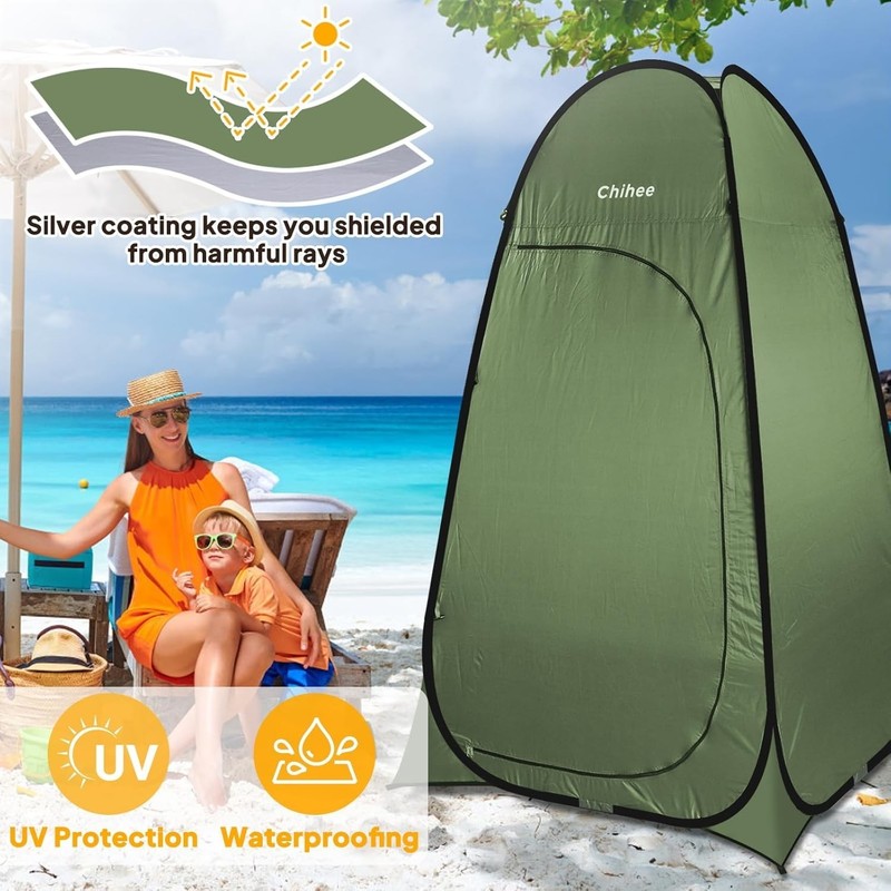 Outdoor Privacy Shelter Camping Tent Pop Up Shower Changing Room Waterproof gallery
