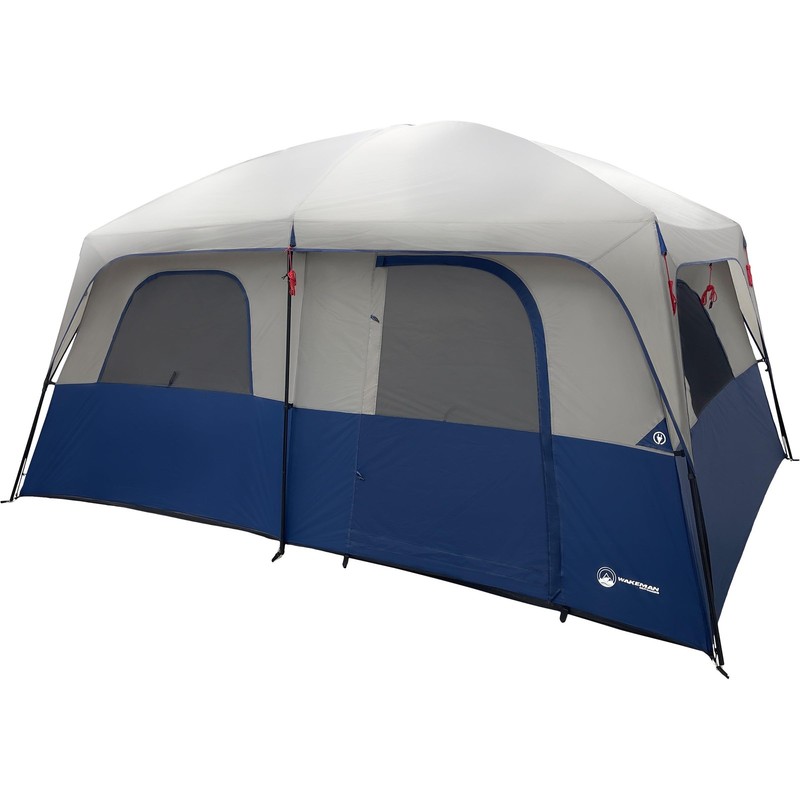 10 Person Camping Tent Large Outdoor Tent with Room Divider and Rainfly Fam...