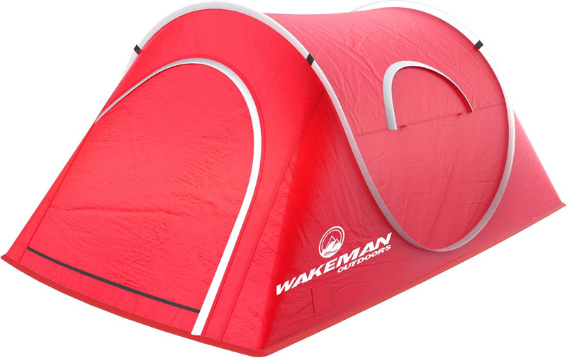 2 Person Pop up Tent with Dual-Layer Door and Carry Bag - Water-Resistant Tent f gallery