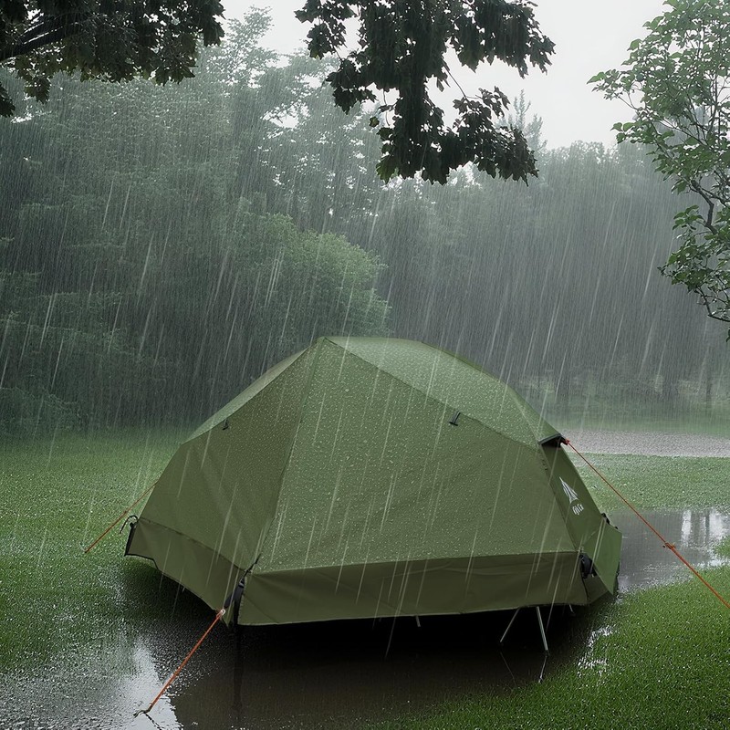 Night Cat 1 Person Off Ground Cot Tent Waterproof Combo gallery